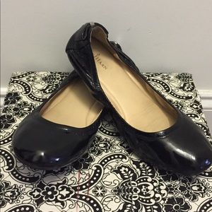 Cole Haan Black Patent Leather Ballet Flats